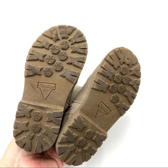 Osh Kosh Taupe Suede Look Faux Fur lined Boots - Picture 7 of 7